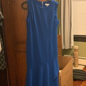Beautiful blue business dress Calvin Klein